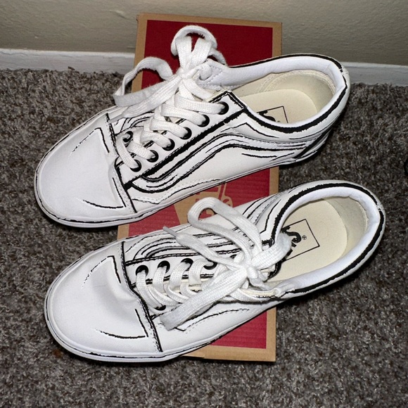 Cartoon Old Skool Vans - Picture 2 of 7